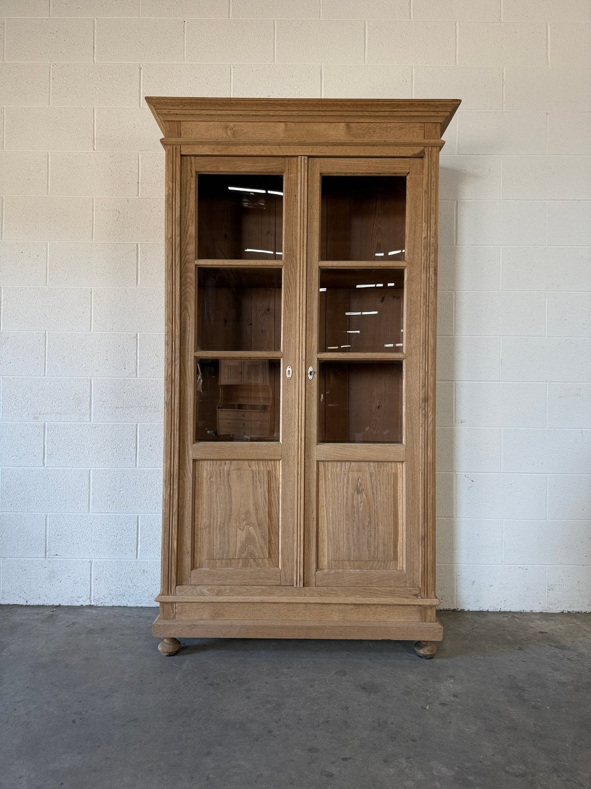 French glass display cupboard - House on Horizon