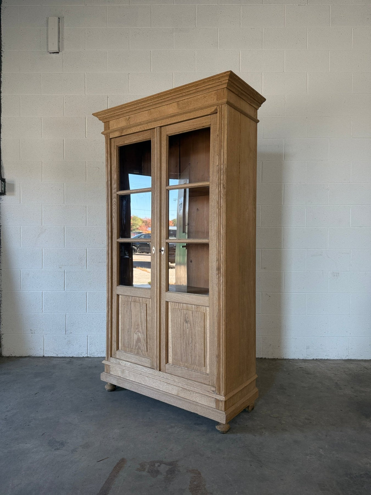 French glass display cupboard - House on Horizon