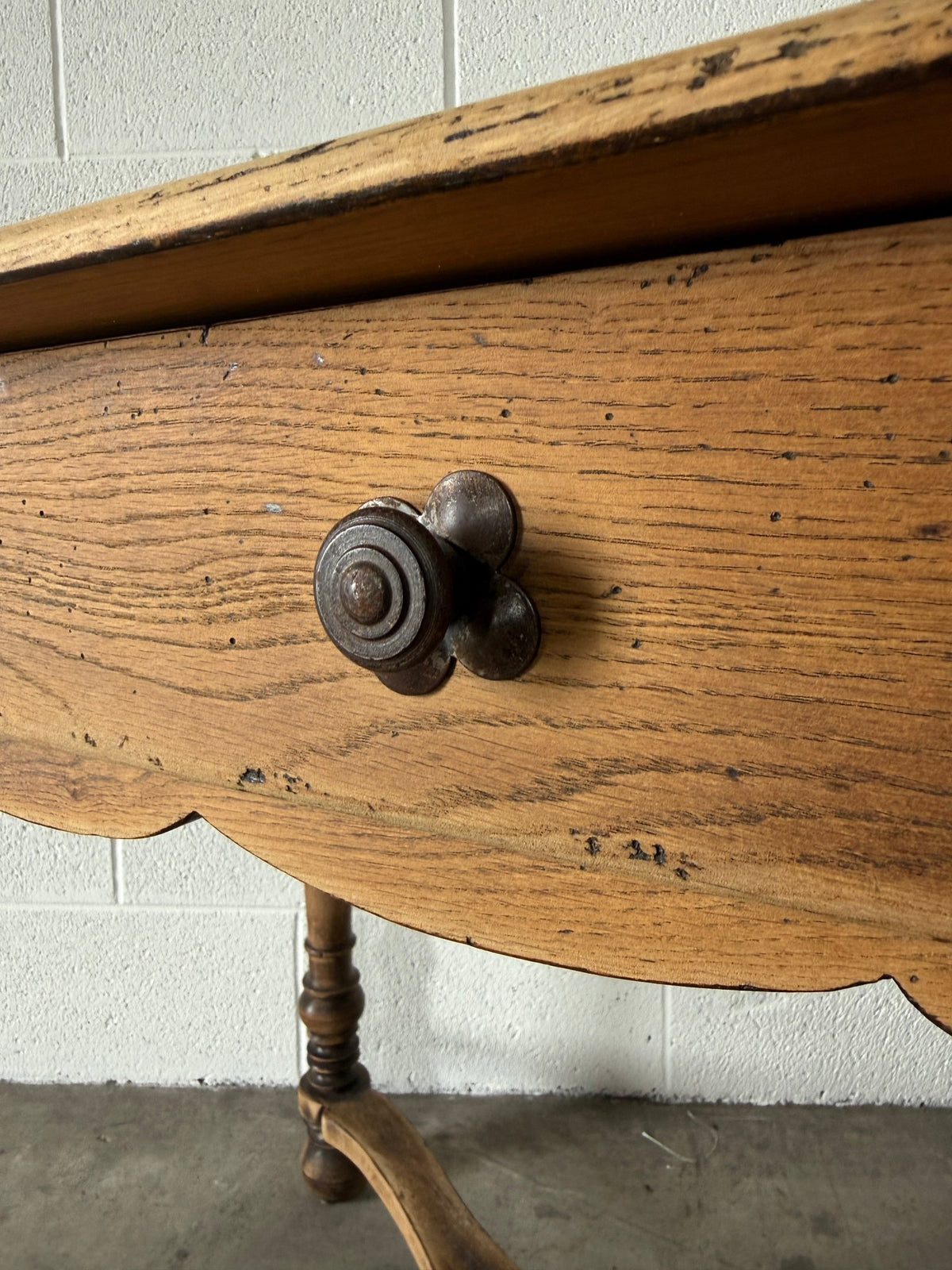 French oak table - House on Horizon