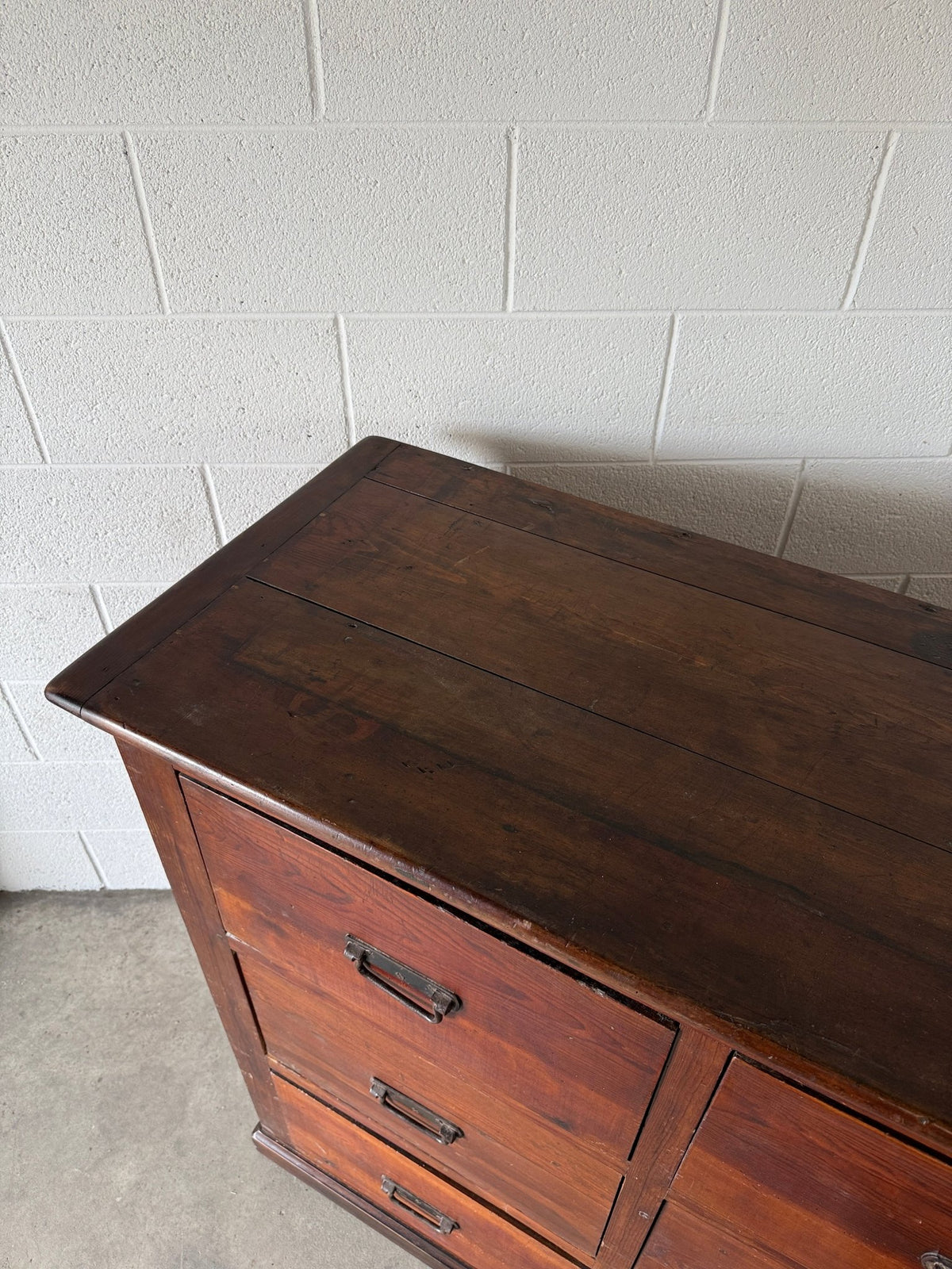 French or Dutch fir Haberdashery Drawers (early 1900's) - House on Horizon