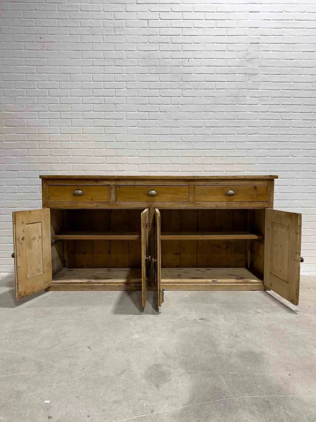 Georgian pine dresser base - House on Horizon