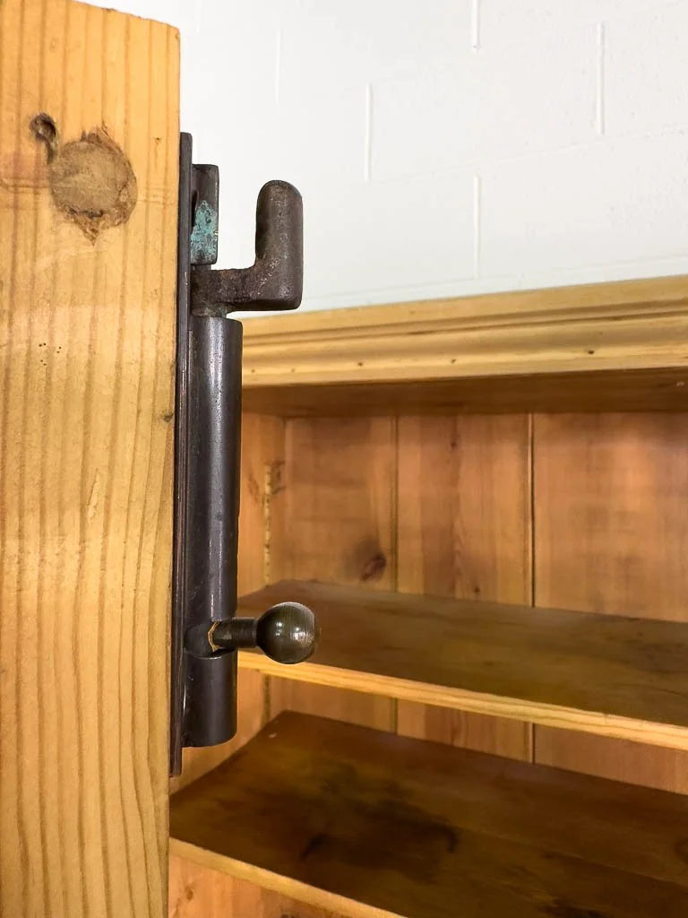 Antique glass display cupboard or bookshelf