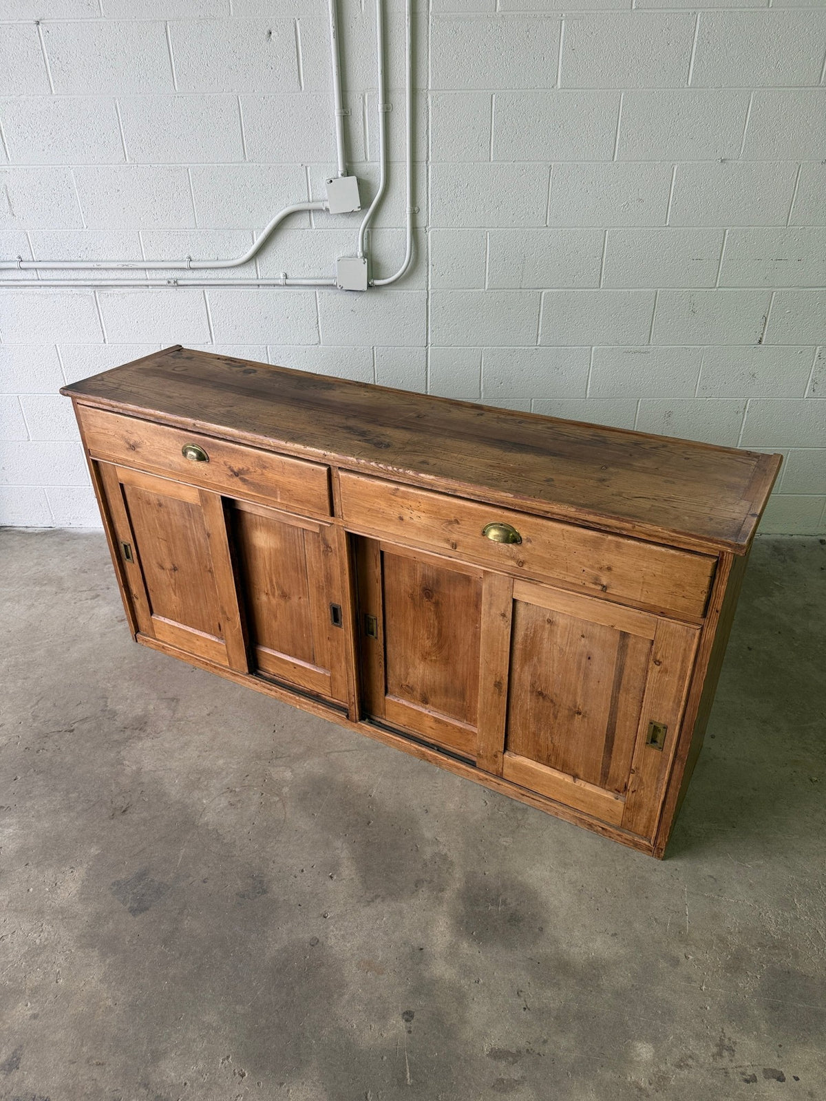Gorgeous antique pine sideboard - House on Horizon