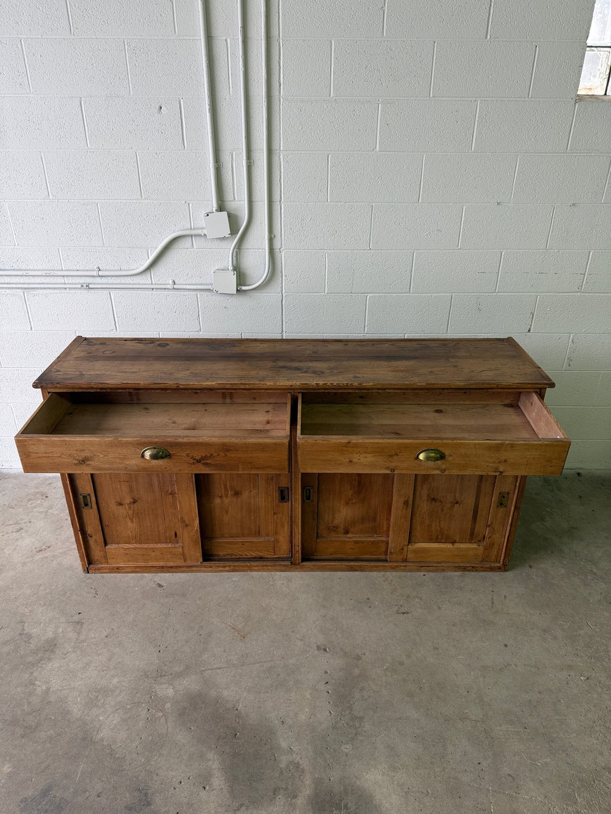 Gorgeous antique pine sideboard - House on Horizon