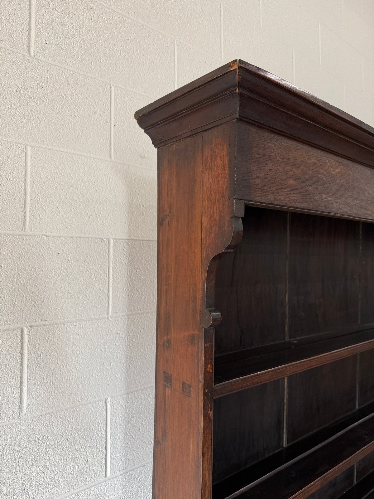 Gorgeous oak kitchen dresser or hutch- imported from England - House on Horizon