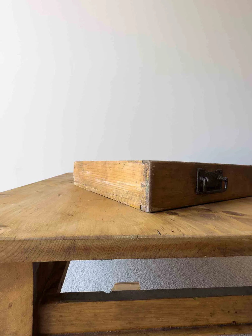Victorian pine coffee table