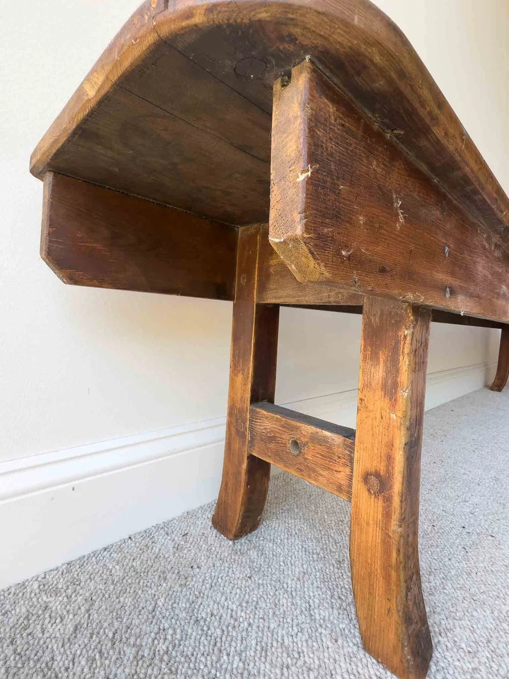 Long pine English school bench