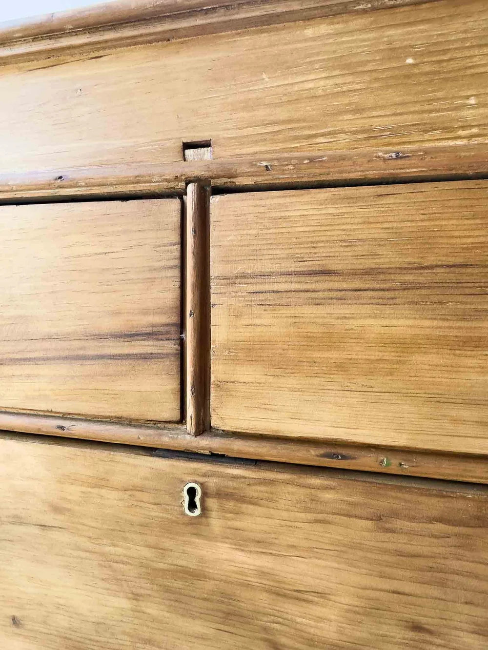 Impressive victorian pine drawers