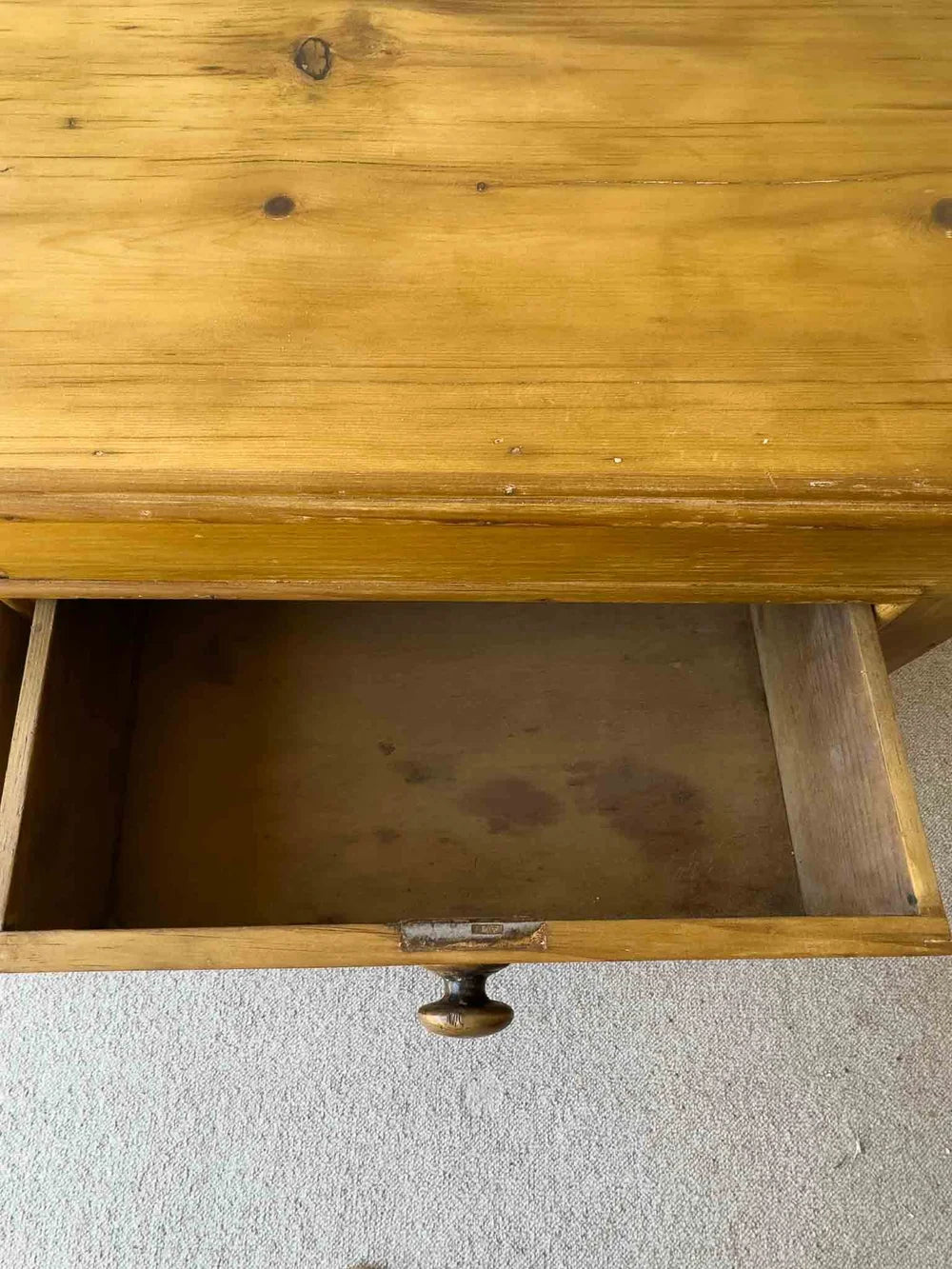 Impressive victorian pine drawers