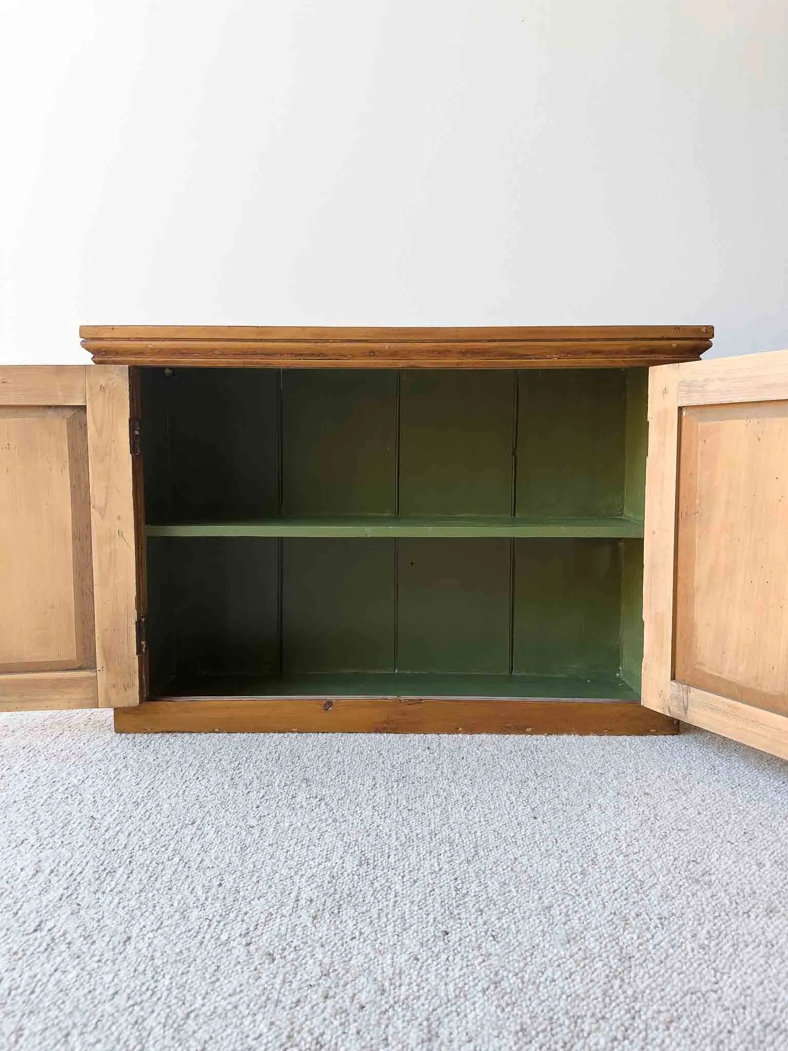 Antique pine cabinet