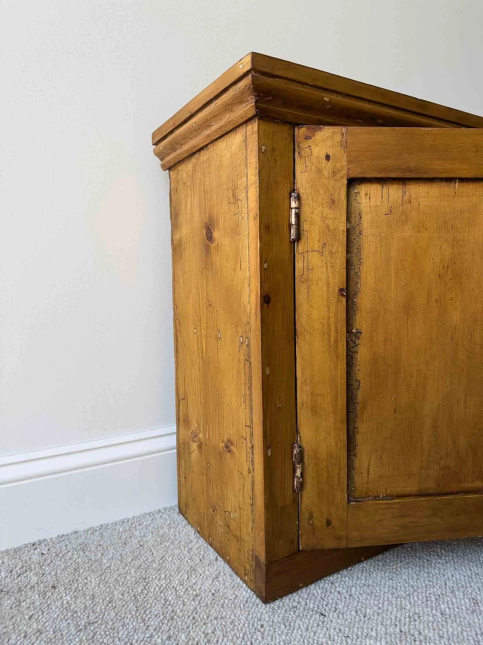 Antique pine cabinet