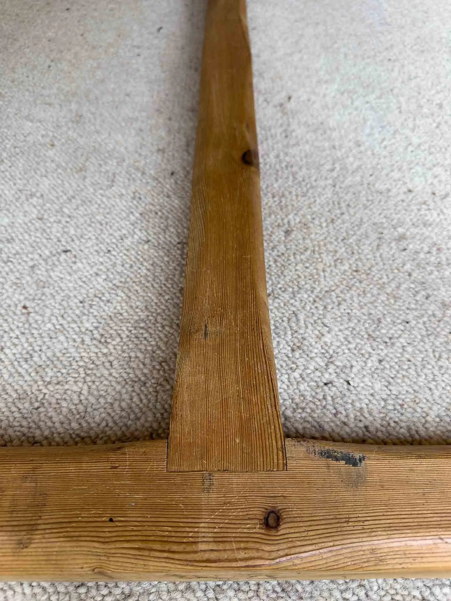 Vintage English pine refectory table