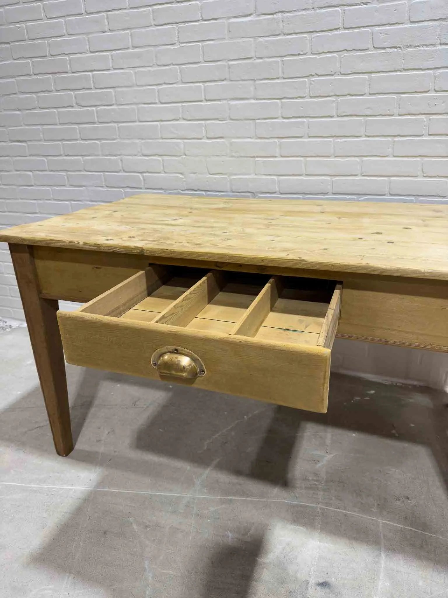 English Pine Kitchen Table