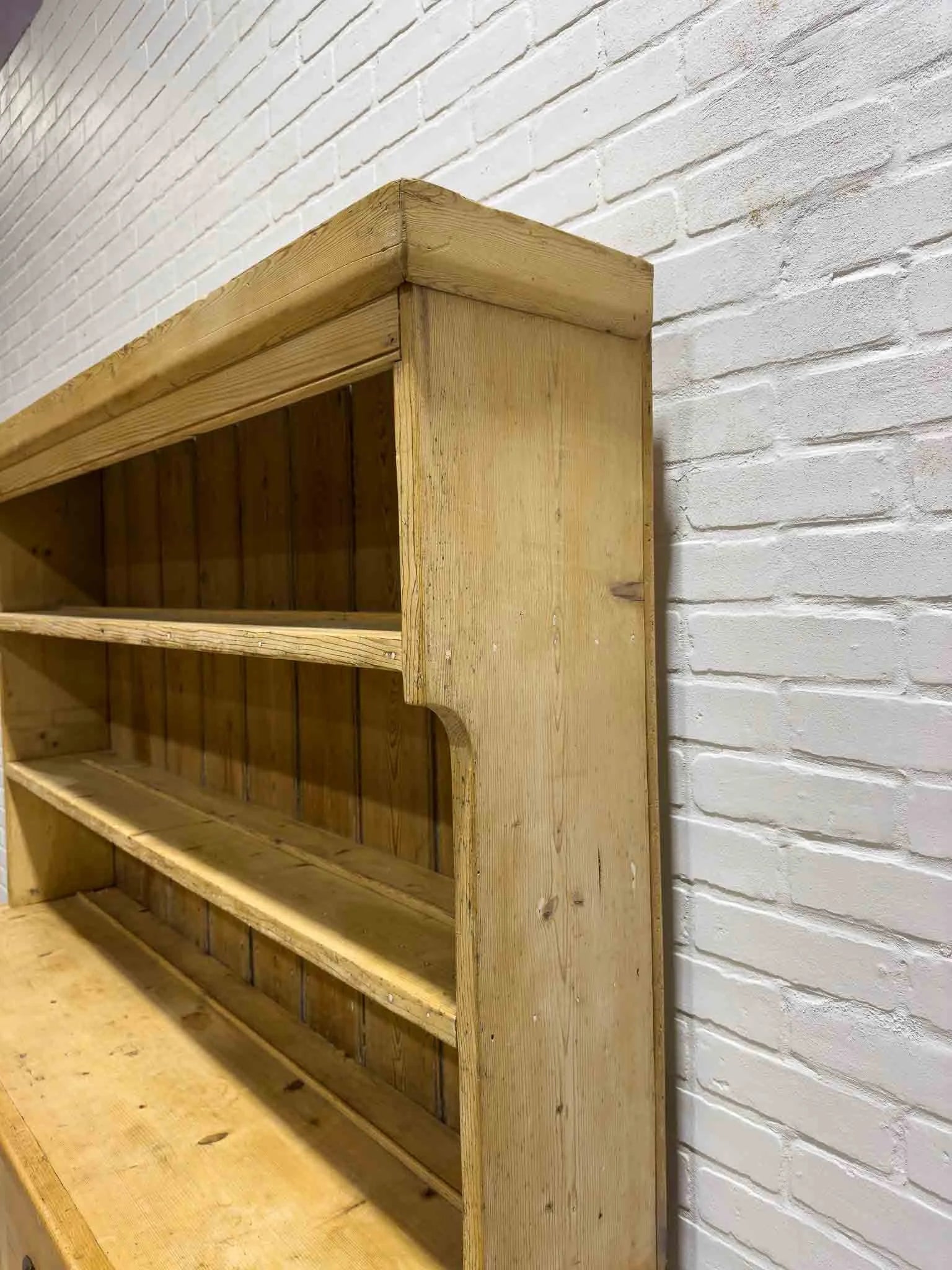 Victorian pine kitchen dresser