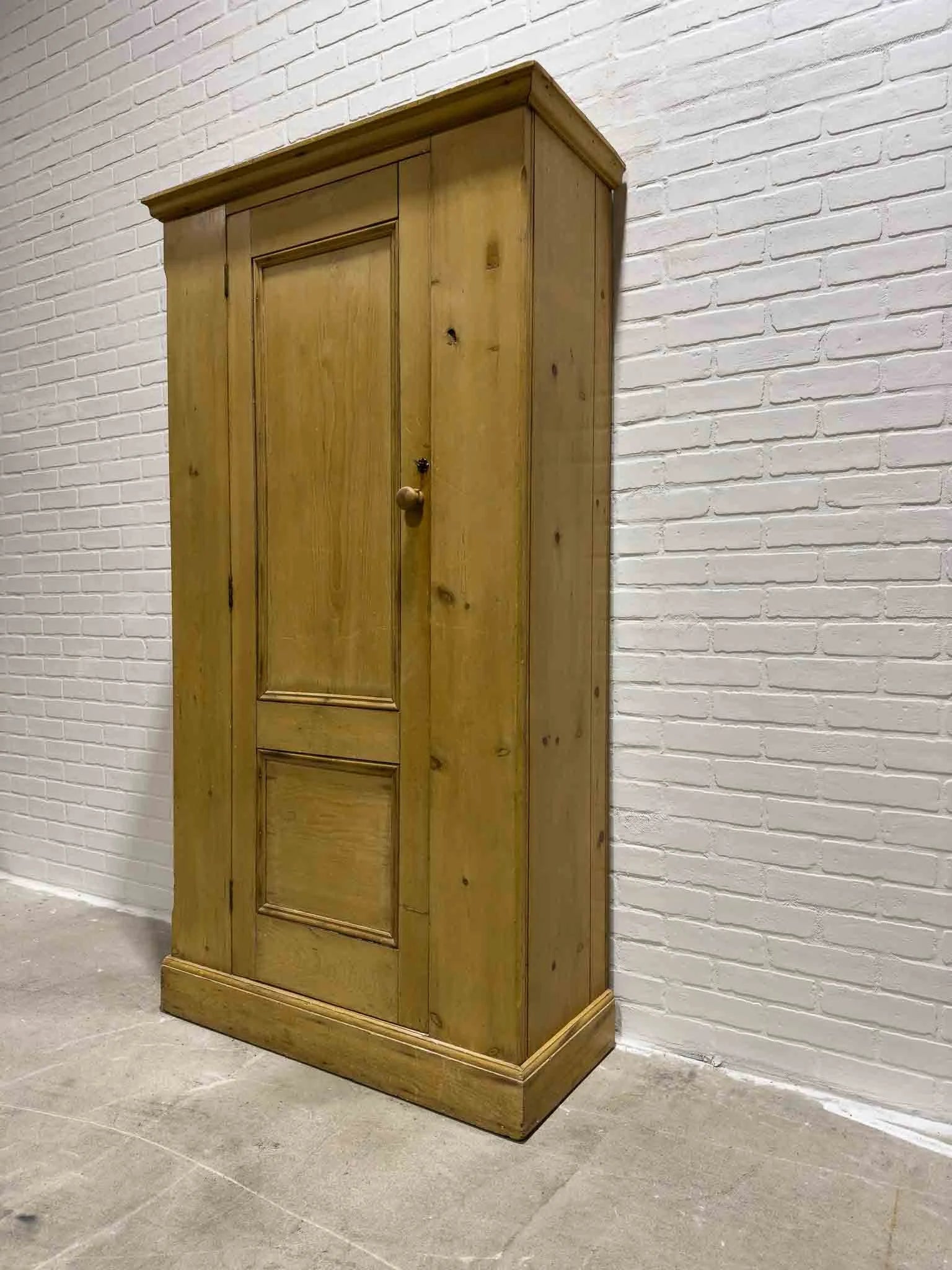 Victorian pine wardrobe