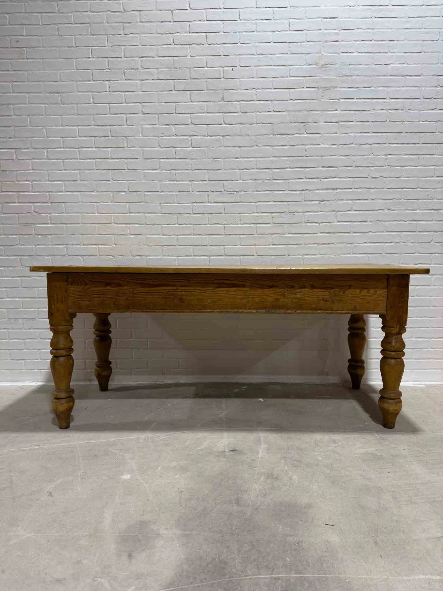 English pine table