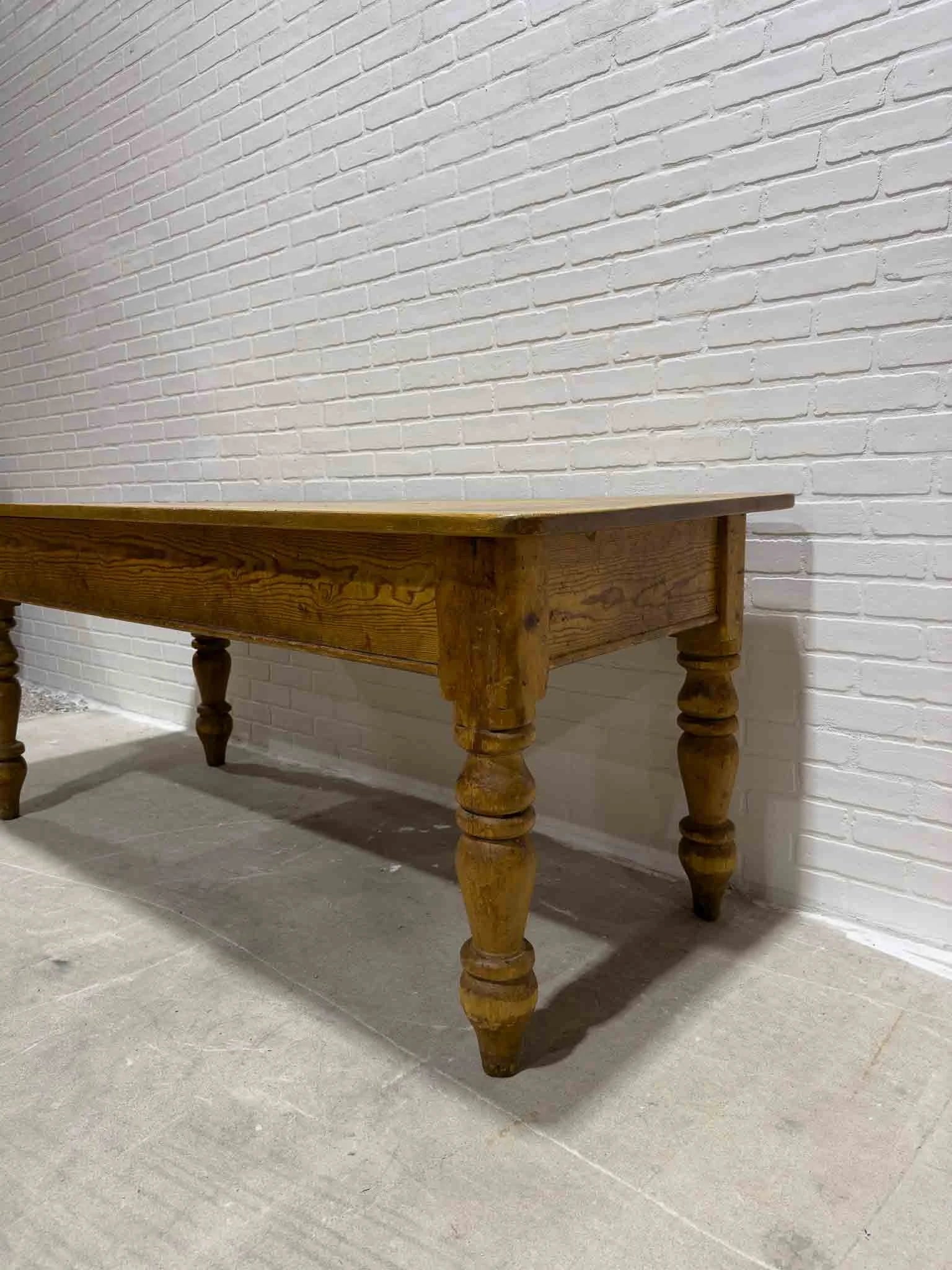 English pine table