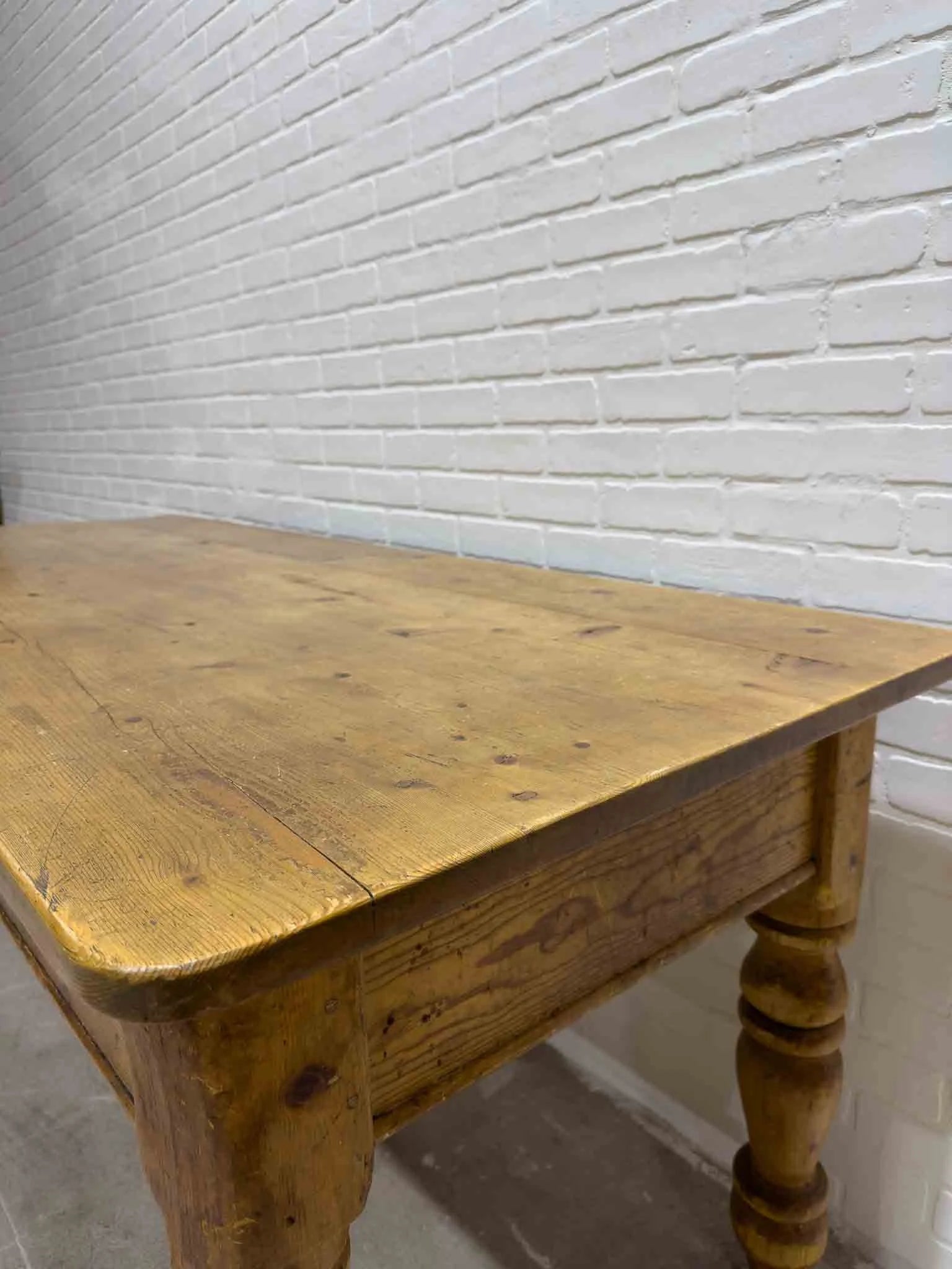 English pine table