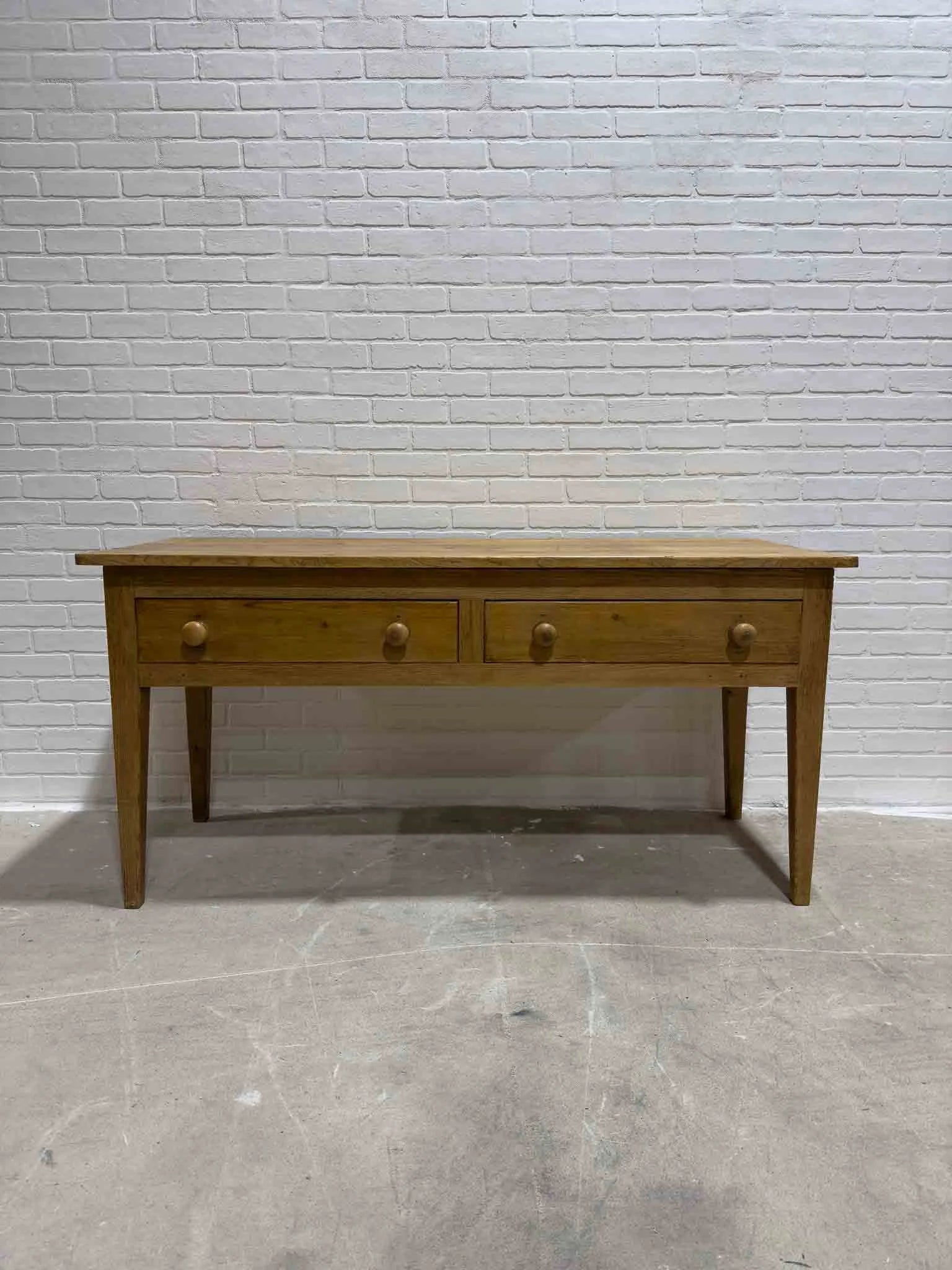 English pine antique server