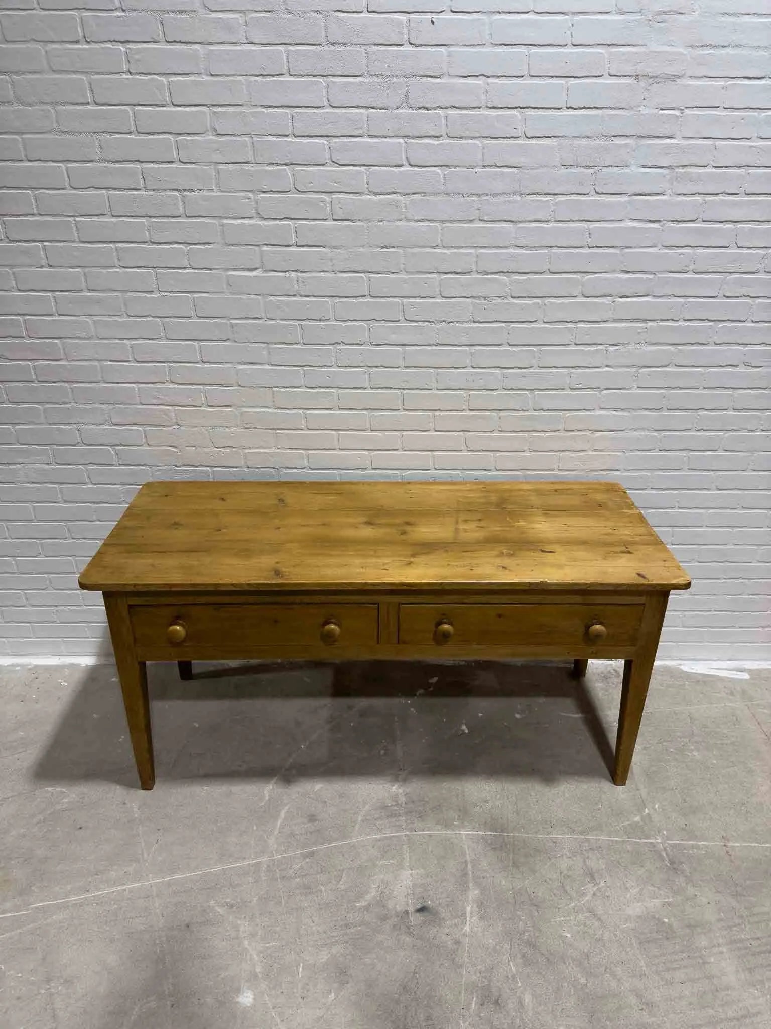 English pine antique server