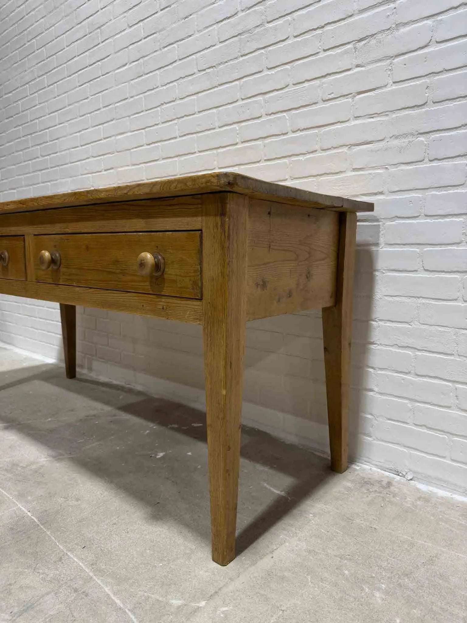 English pine antique server