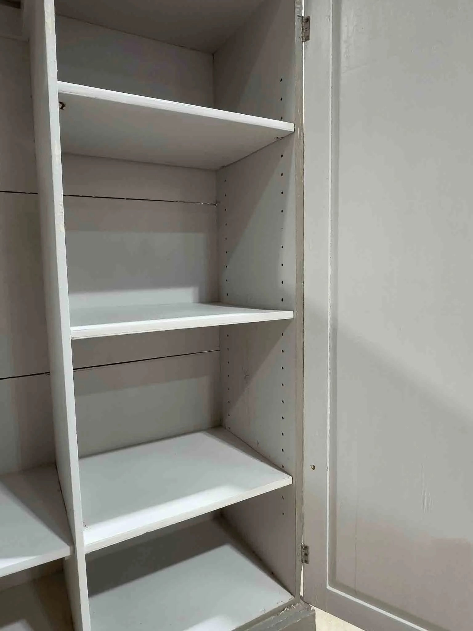 Painted English cupboard
