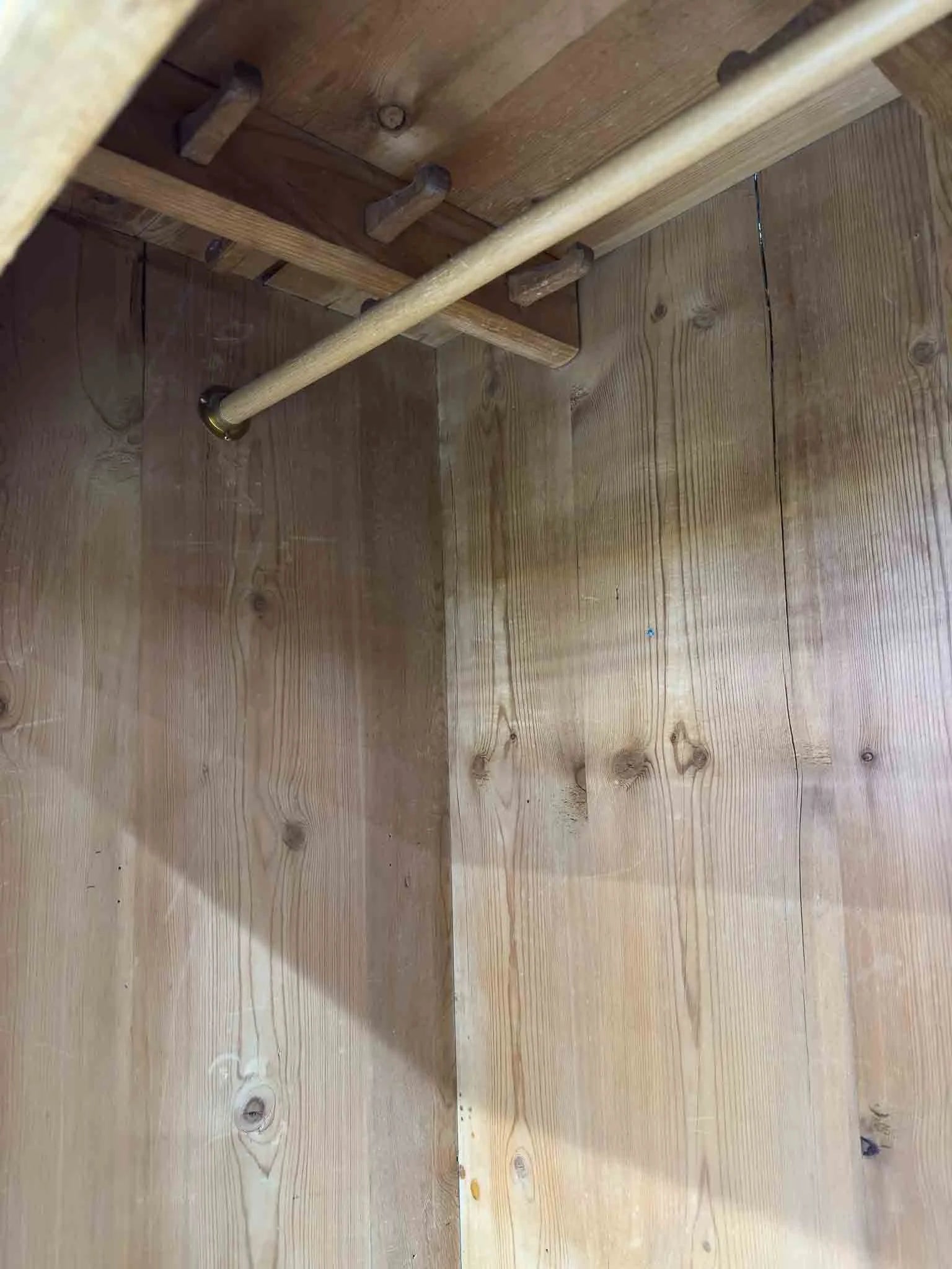 Antique pine continental wardrobe