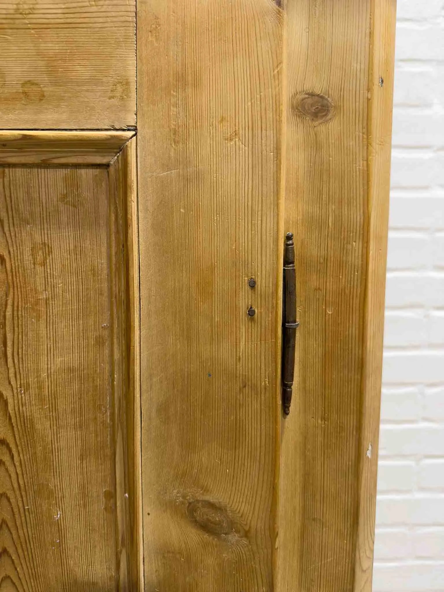 Antique pine continental wardrobe