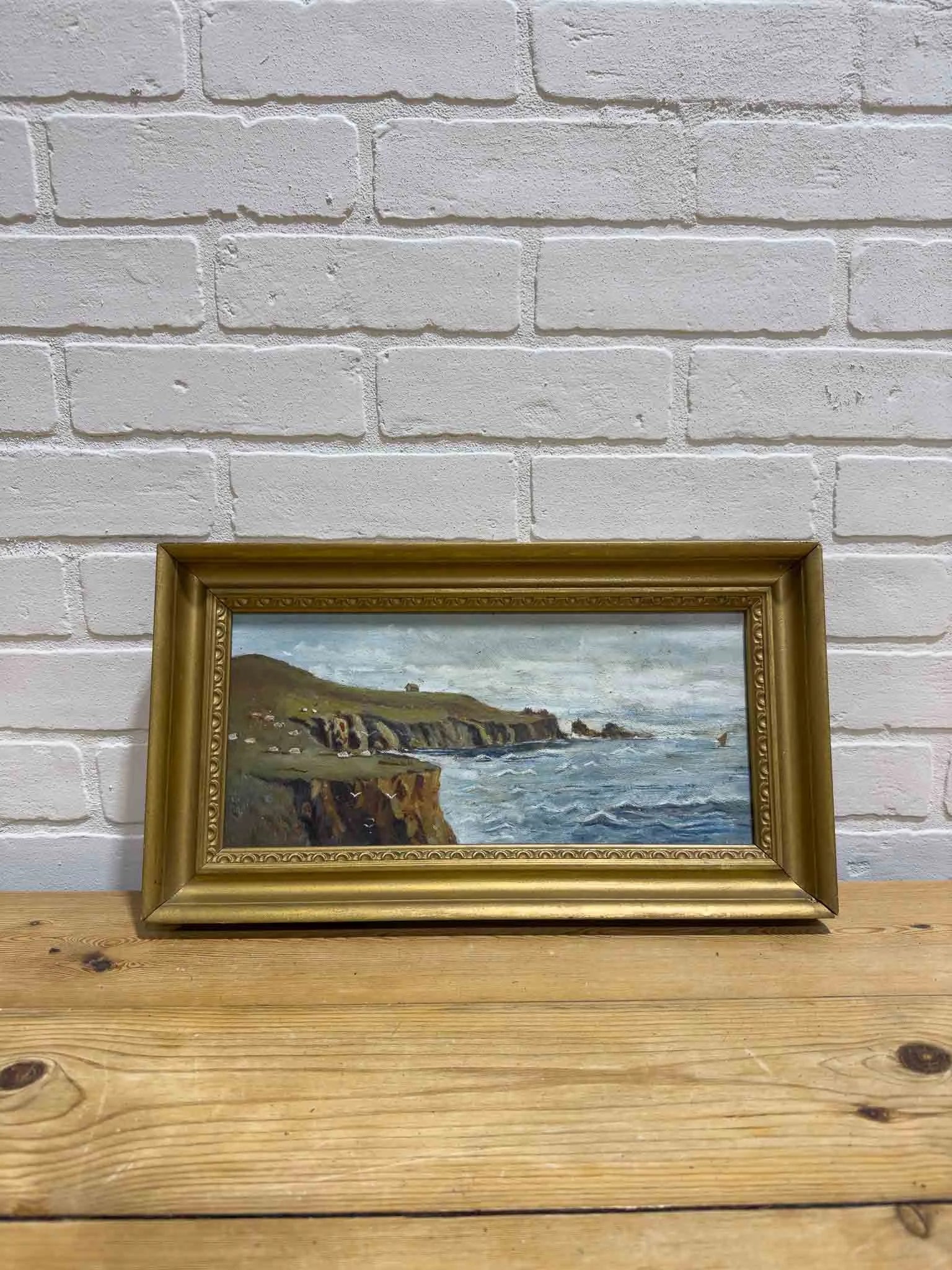 Vintage landscape art