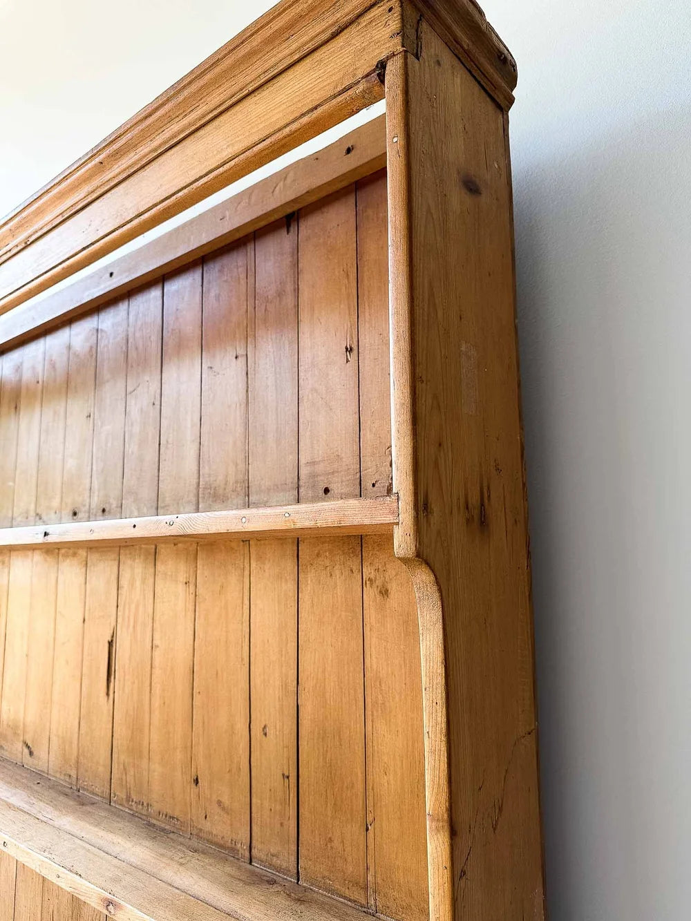 English antique pine welsh dresser