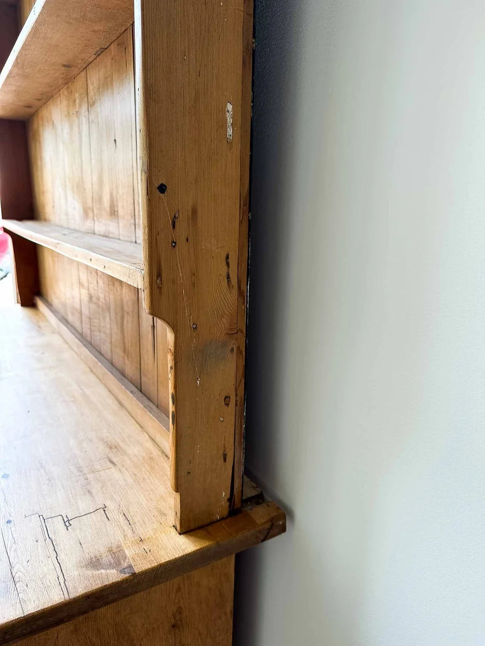 English antique pine welsh dresser