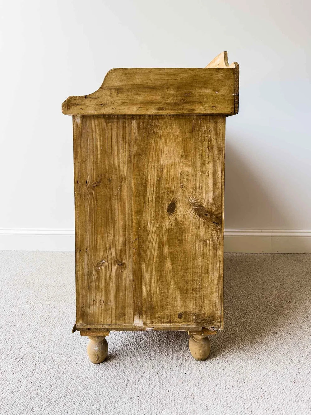Victorian drawers with gallery back