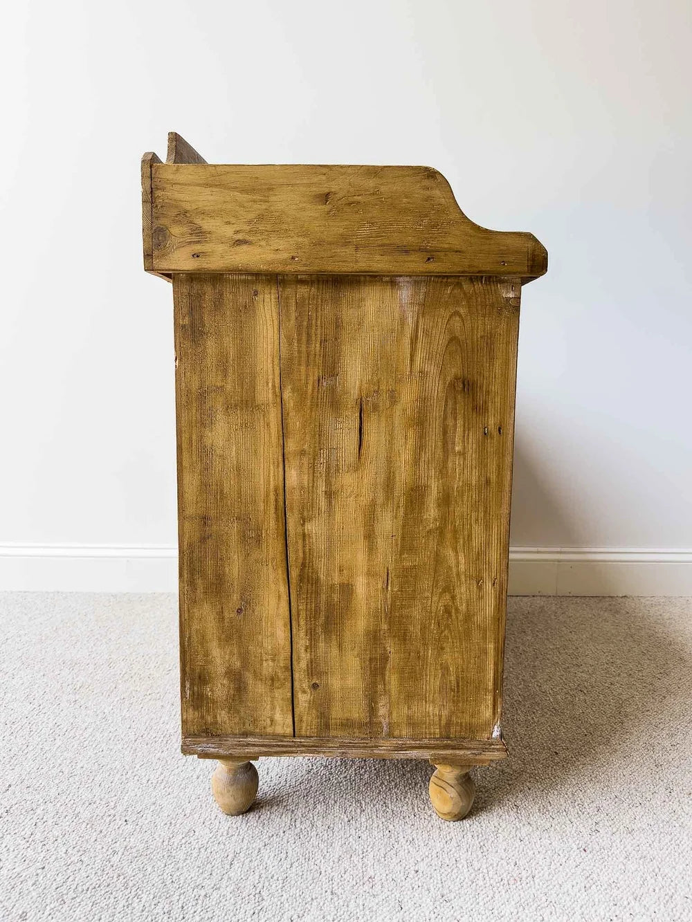 Victorian drawers with gallery back