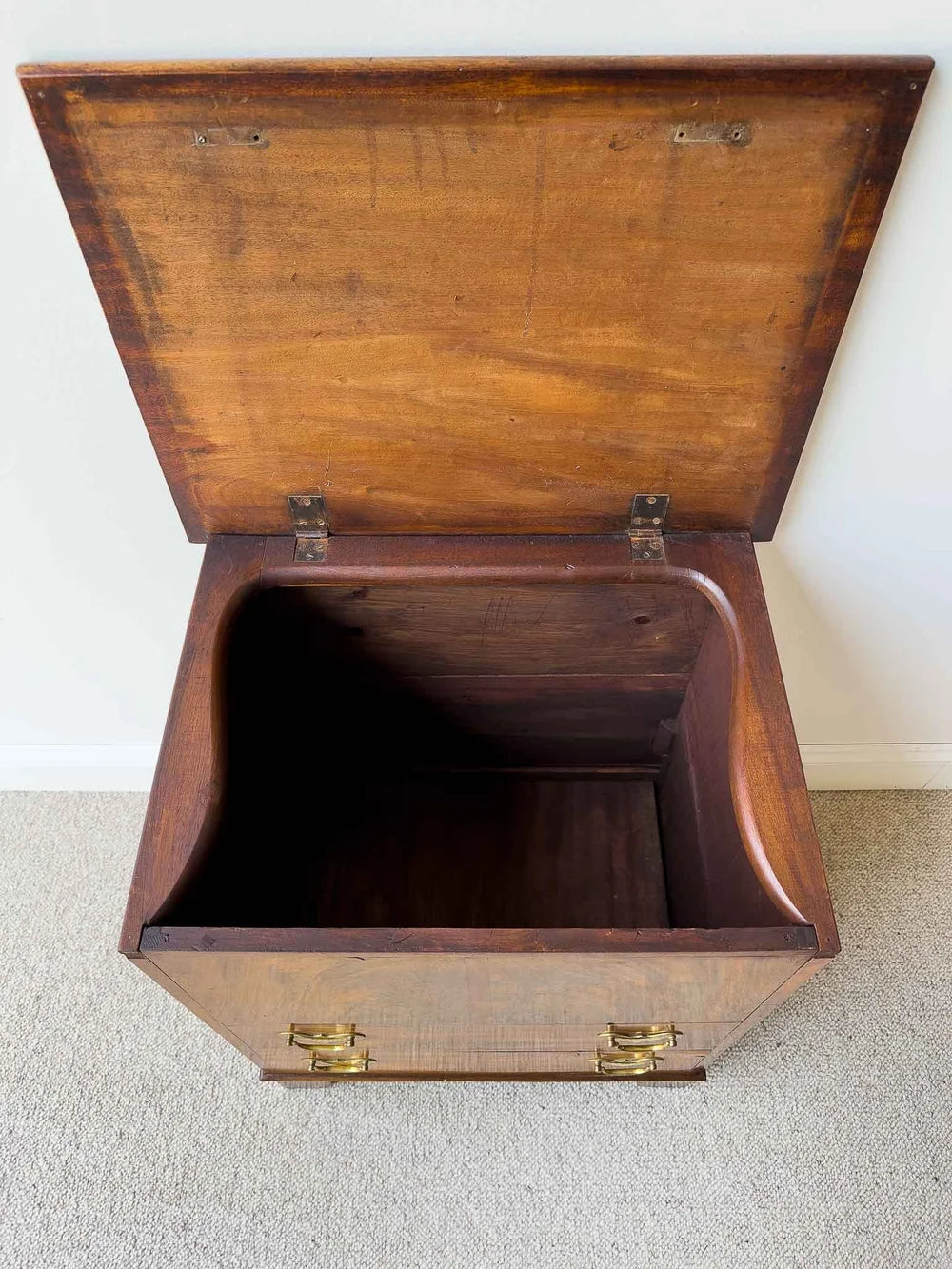 Antique English blanket chest