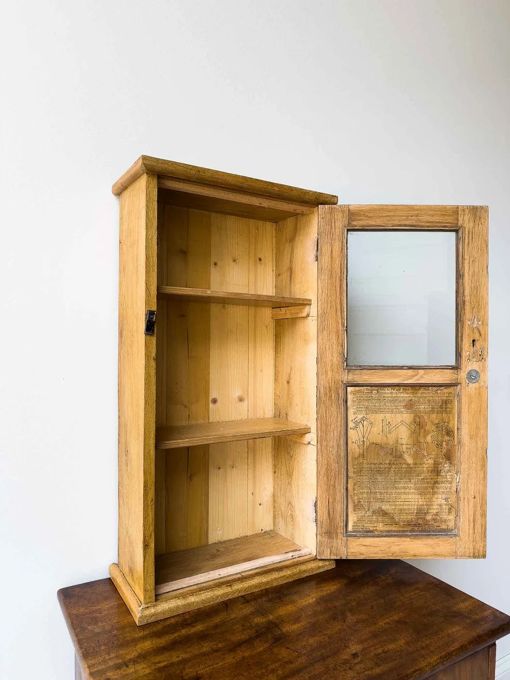 Small English antique cabinet
