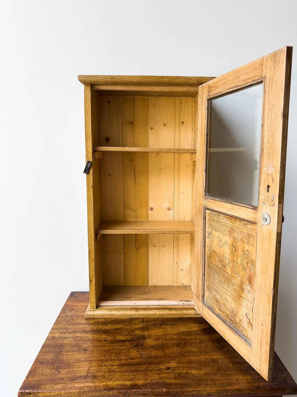 Small English antique cabinet