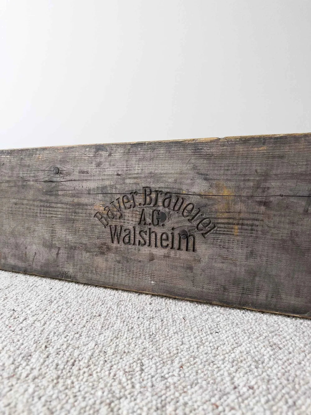 German antique folding bench