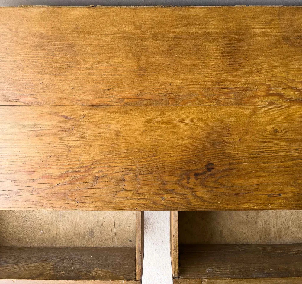 English antique pine sideboard