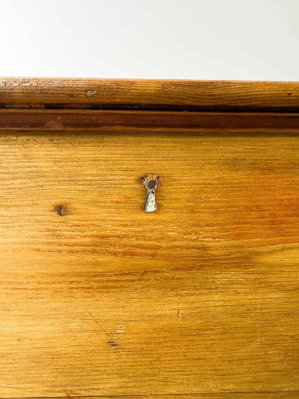 English antique pine blanket box