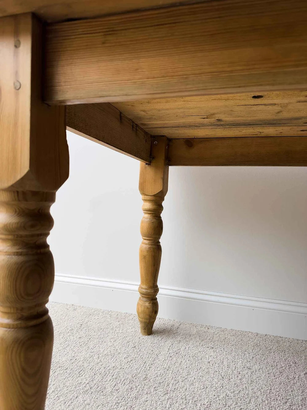 Large vintage farm table