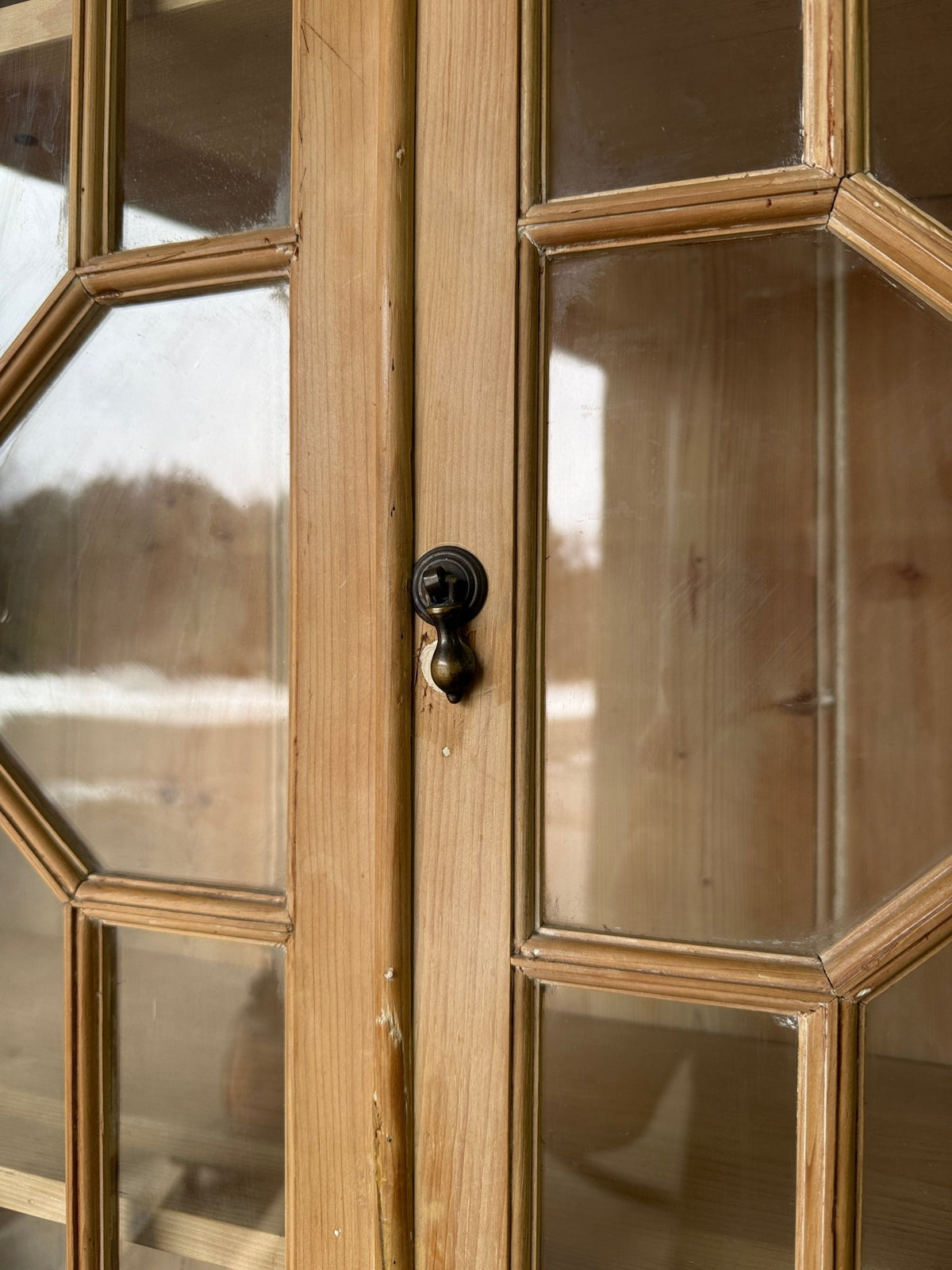 Incredible astragal glazed bookcase - House on Horizon
