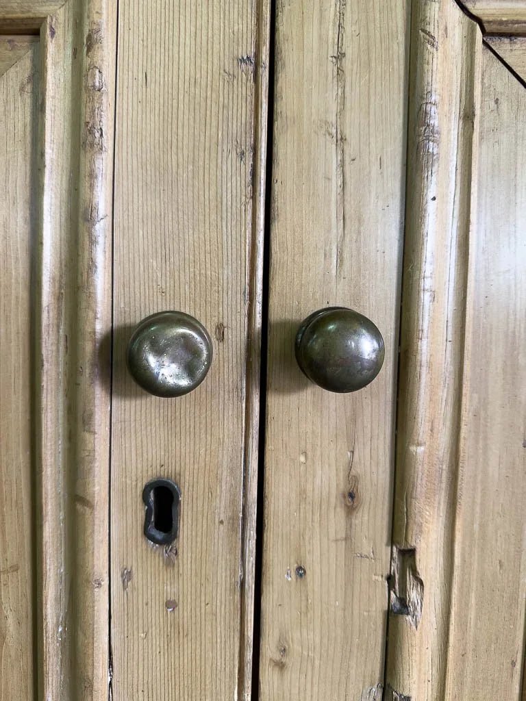 Incredible English pine housekeepers cupboard - House on Horizon