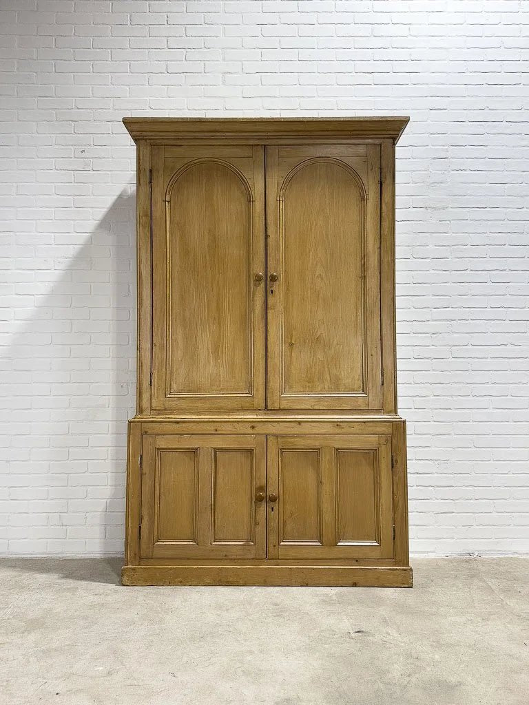 Incredible Victorian pine armoire - House on Horizon