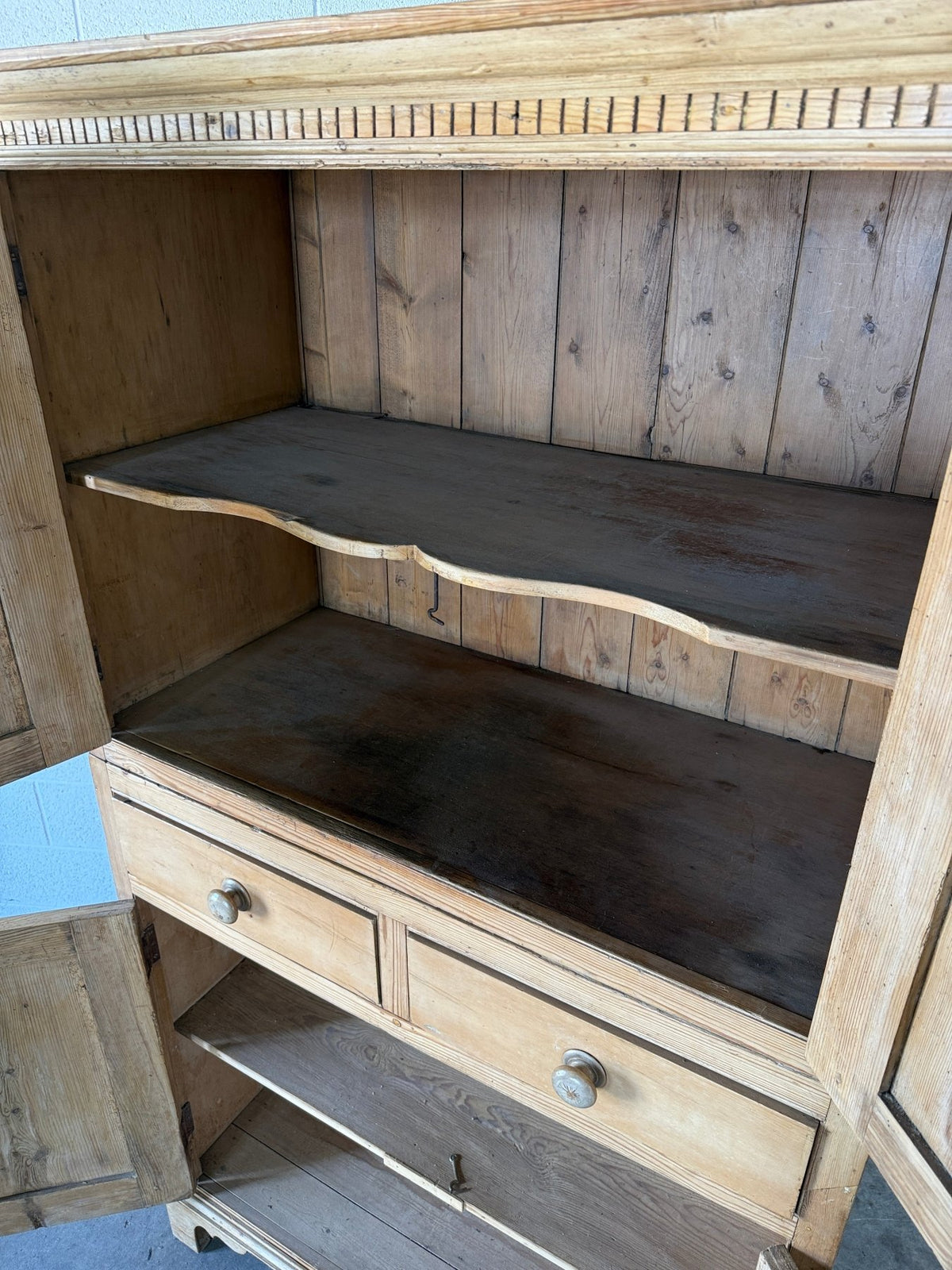 Irish antique pine press - House on Horizon