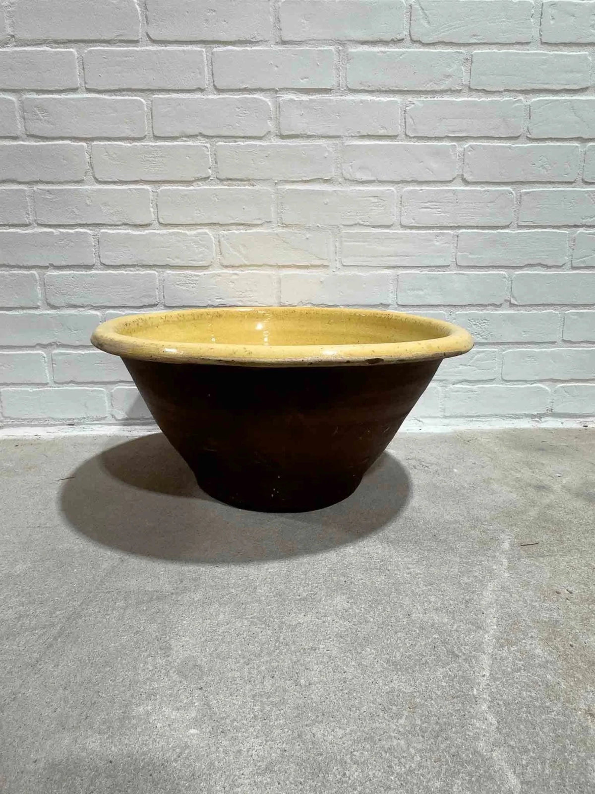 Large 19th century dairy bowl - House on Horizon