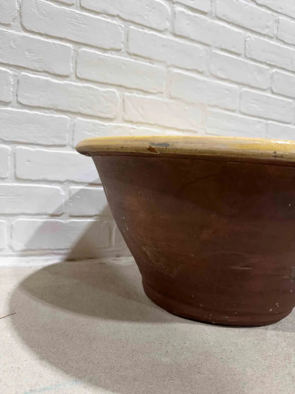 Large 19th century dairy bowl - House on Horizon