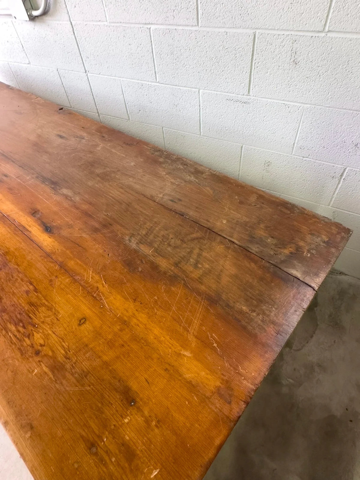 Large antique English pine sideboard - House on Horizon