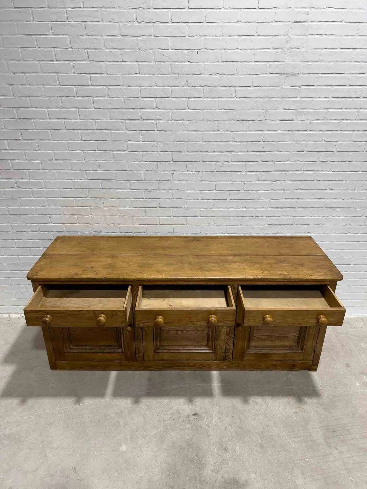 Large antique English sideboard - House on Horizon