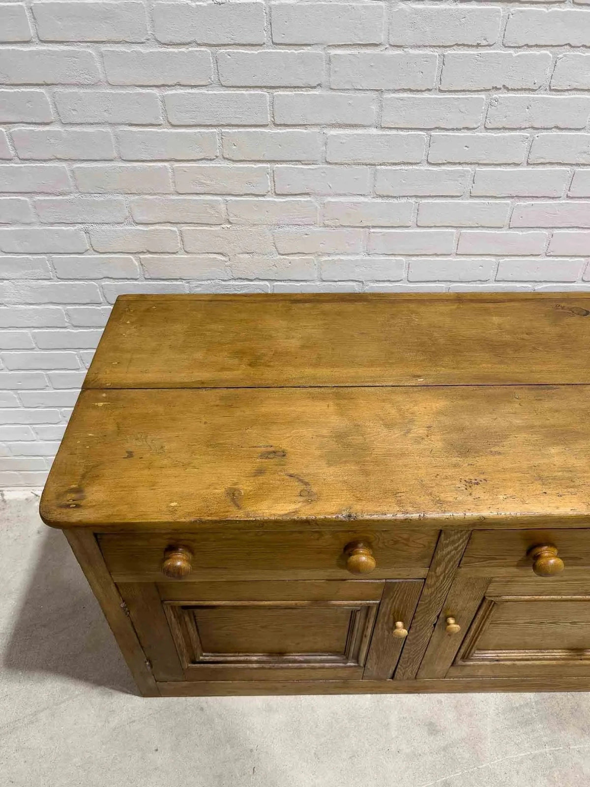 Large antique English sideboard - House on Horizon