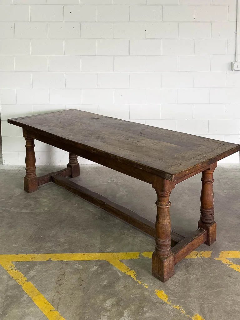 Large antique oak dining table - House on Horizon